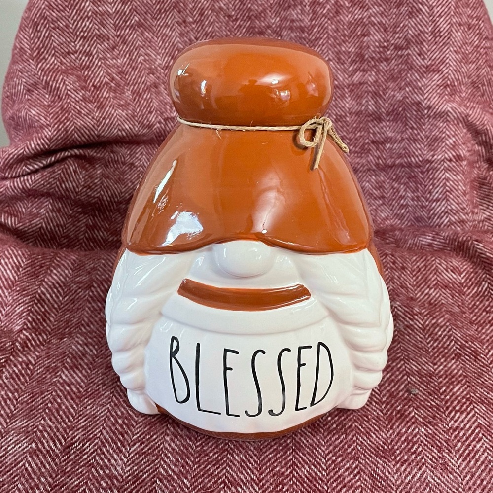 Rae Dunn female “Blessed” decorative gnome.
